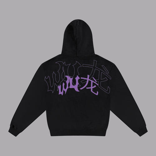 NIGHT BLACK LOGO HOODIE